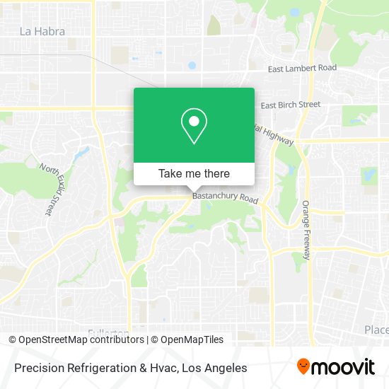 Mapa de Precision Refrigeration & Hvac