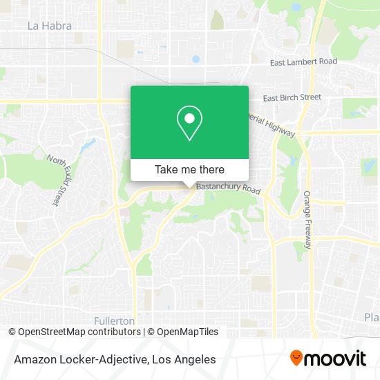 Mapa de Amazon Locker-Adjective