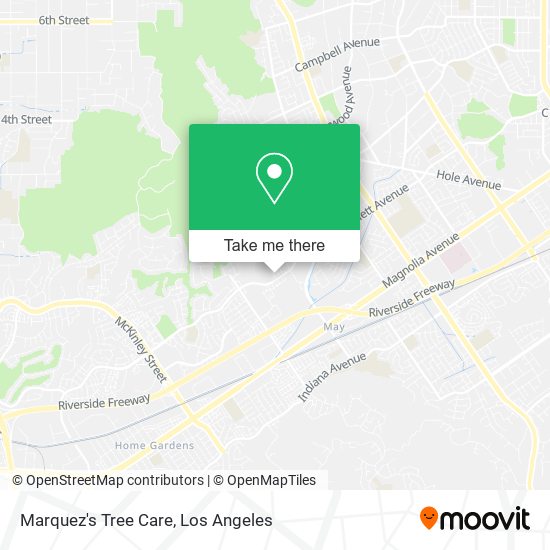 Marquez's Tree Care map