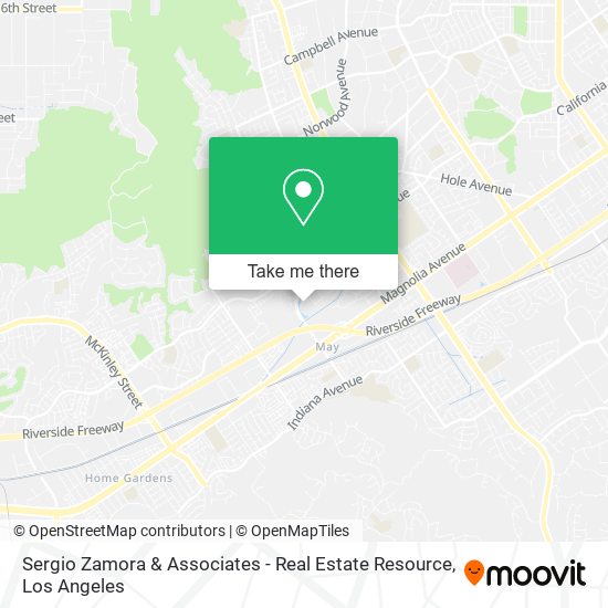 Sergio Zamora & Associates - Real Estate Resource map