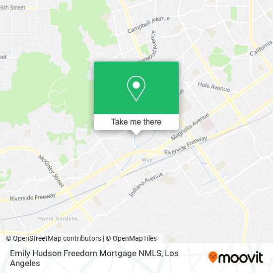 Emily Hudson Freedom Mortgage NMLS map