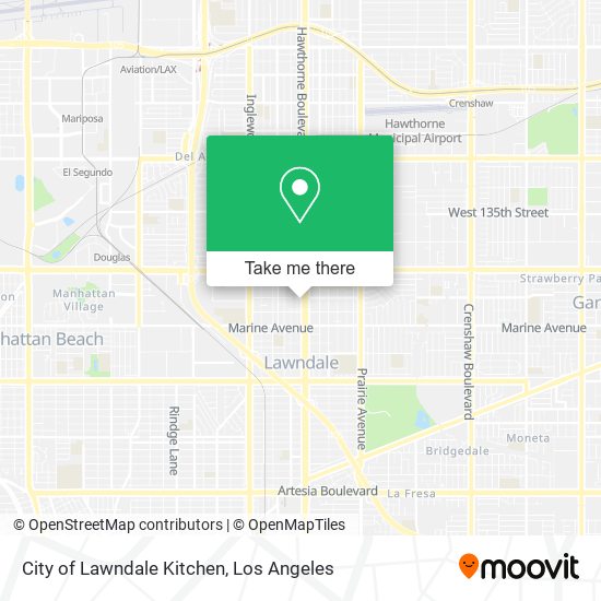 City of Lawndale Kitchen map