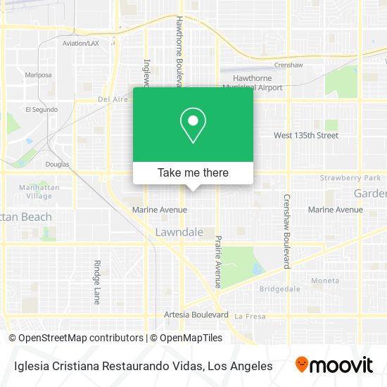 Iglesia Cristiana Restaurando Vidas map