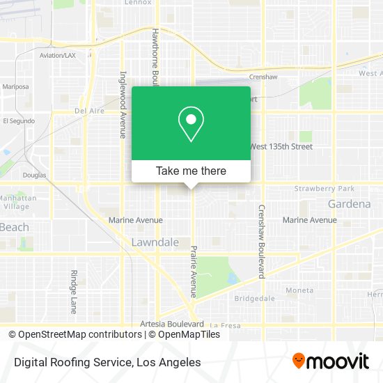 Mapa de Digital Roofing Service