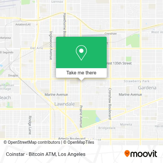 Coinstar - Bitcoin ATM map