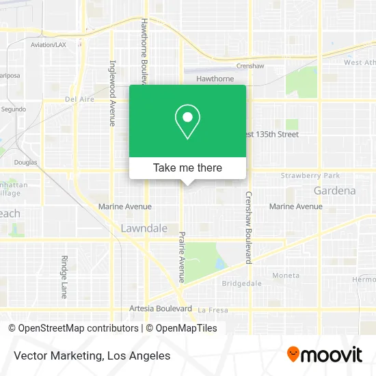Vector Marketing map