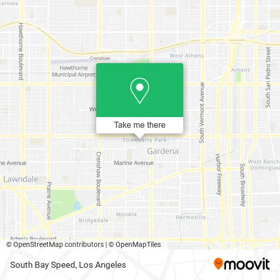South Bay Speed map