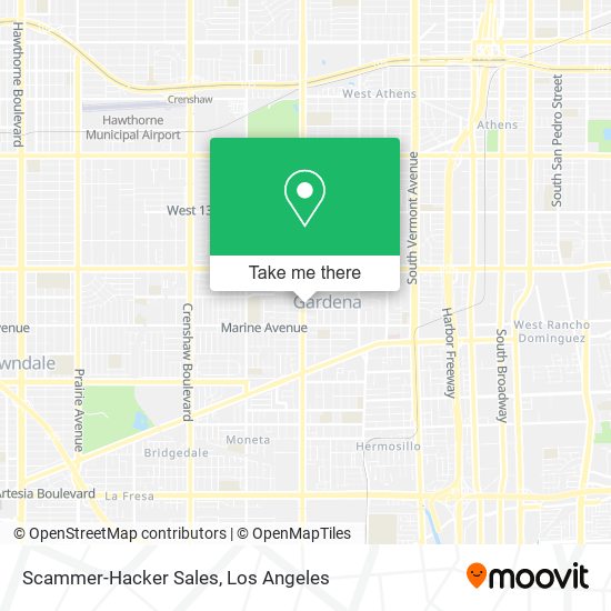 Scammer-Hacker Sales map