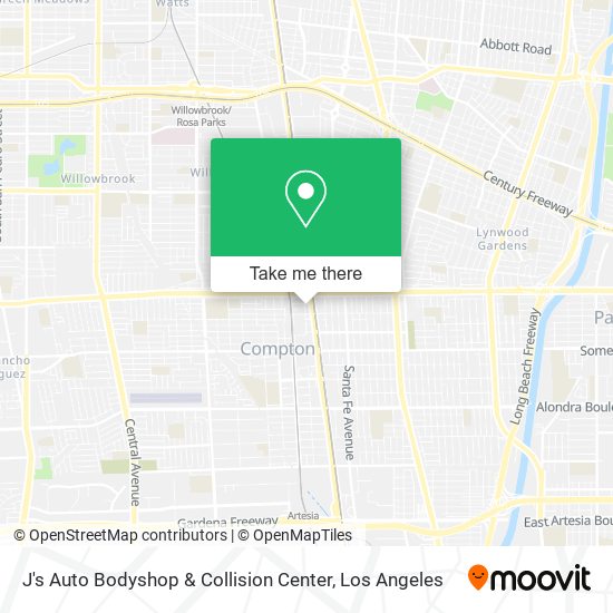 Mapa de J's Auto Bodyshop & Collision Center