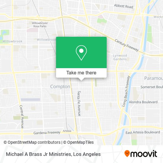 Mapa de Michael A Brass Jr Ministries