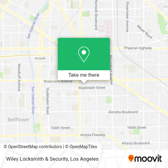 Wiley Locksmith & Security map