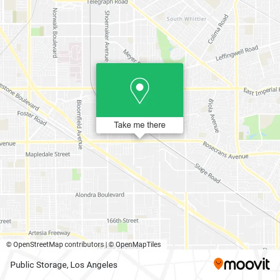 Public Storage map