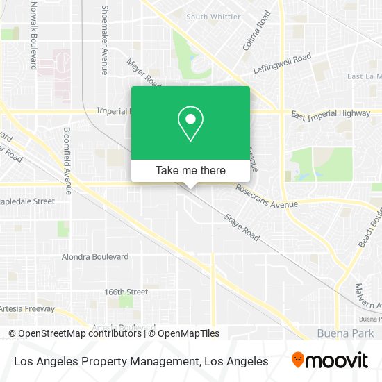 Mapa de Los Angeles Property Management