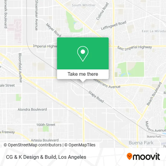 CG & K Design & Build map