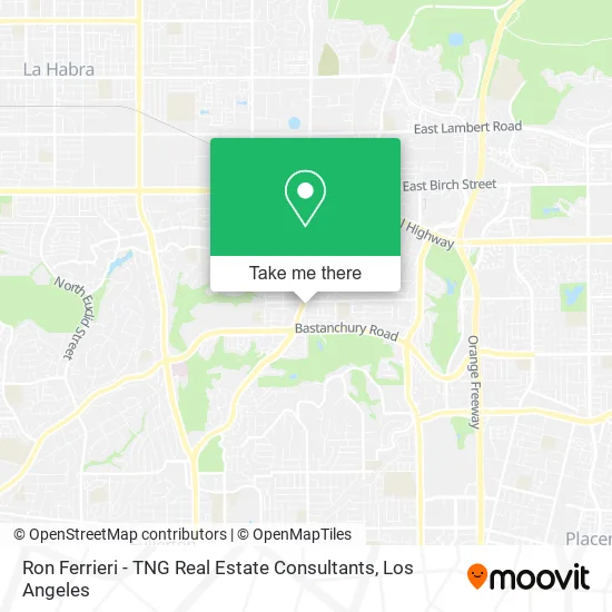 Ron Ferrieri - TNG Real Estate Consultants map