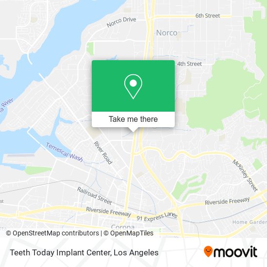 Teeth Today Implant Center map