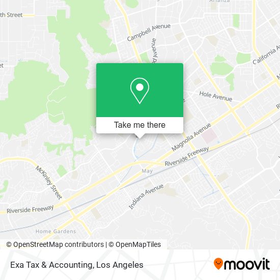 Mapa de Exa Tax & Accounting