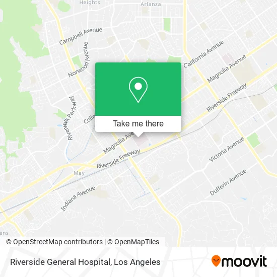Riverside General Hospital map