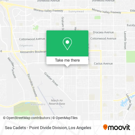 Mapa de Sea Cadets - Point Divide Division