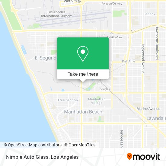 Nimble Auto Glass map