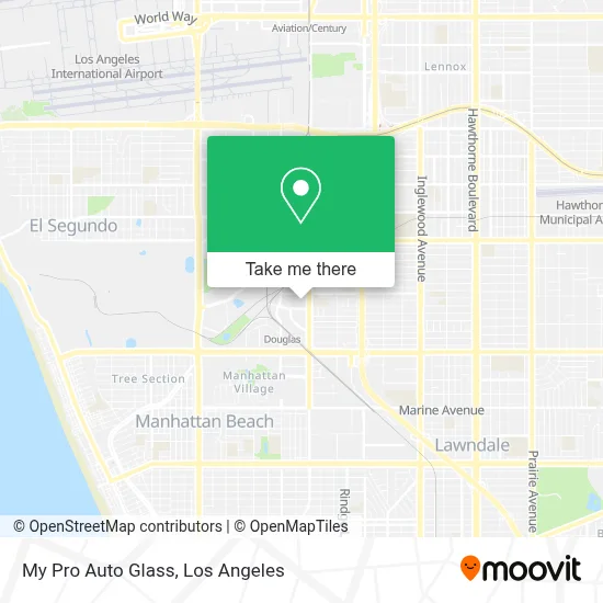 My Pro Auto Glass map