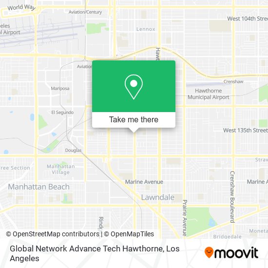 Mapa de Global Network Advance Tech Hawthorne