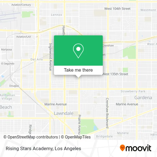 Rising Stars Academy map