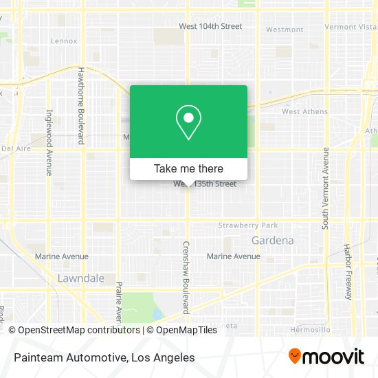 Painteam Automotive map