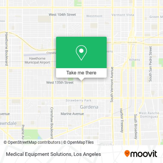 Medical Equipment Solutions map