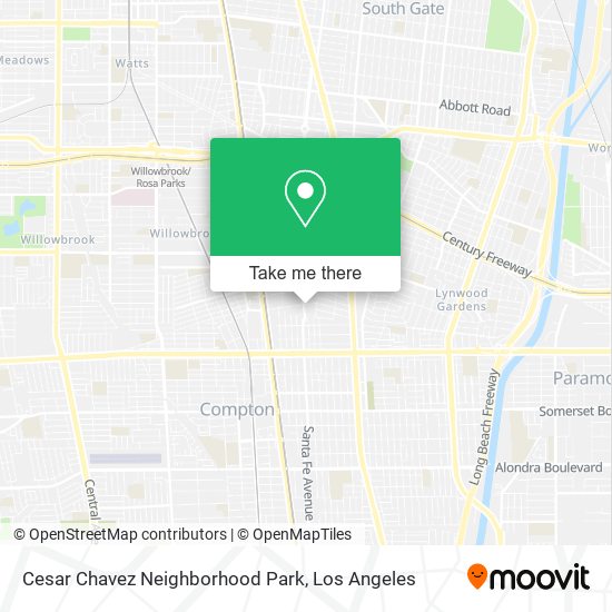 Cesar Chavez Neighborhood Park map