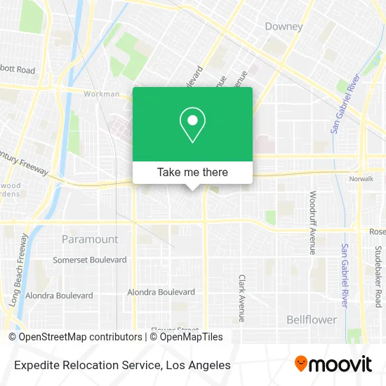 Expedite Relocation Service map