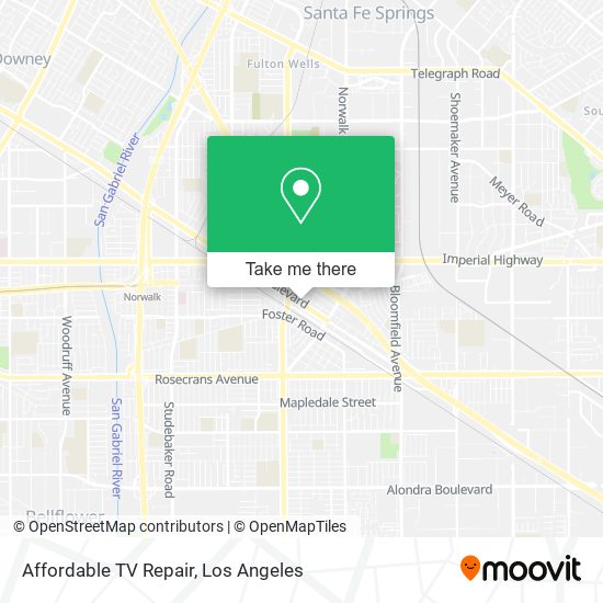 Mapa de Affordable TV Repair