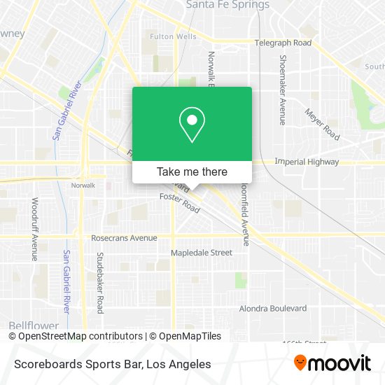 Mapa de Scoreboards Sports Bar