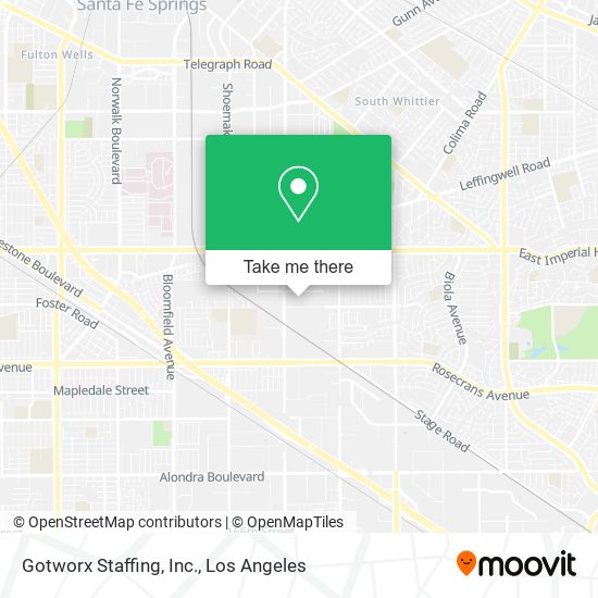 Mapa de Gotworx Staffing, Inc.