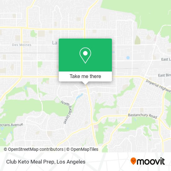 Mapa de Club Keto Meal Prep