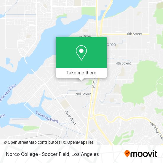 Mapa de Norco College - Soccer Field