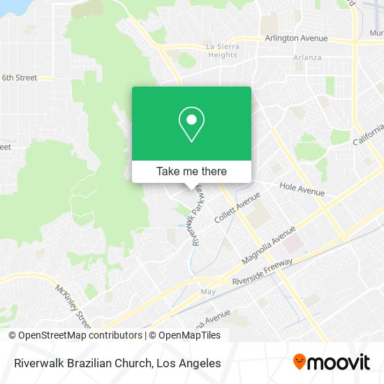 Riverwalk Brazilian Church map