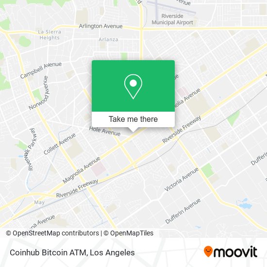 Coinhub Bitcoin ATM map