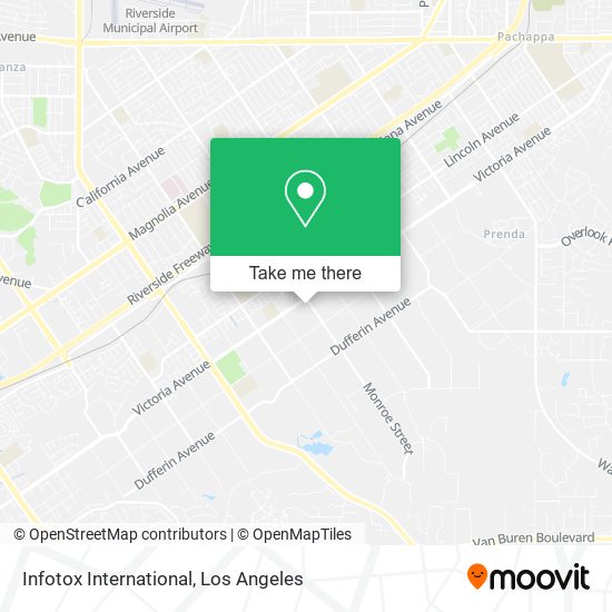 Infotox International map