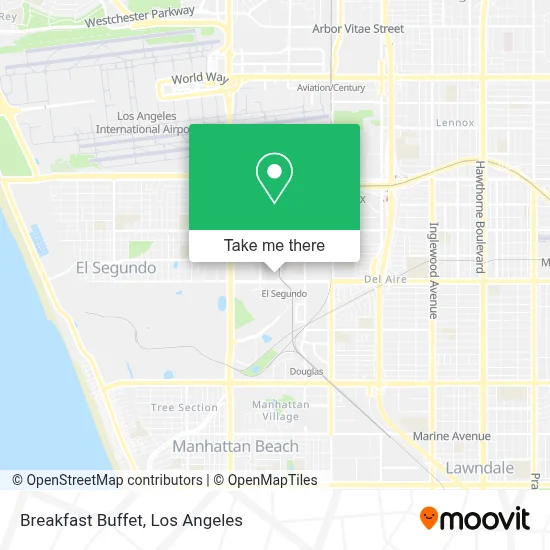 Breakfast Buffet map