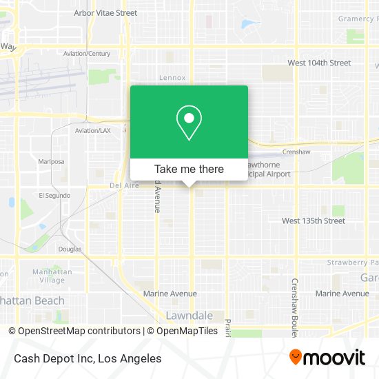 Cash Depot Inc map