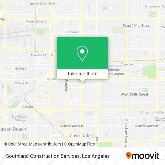 Mapa de Southland Construction Services