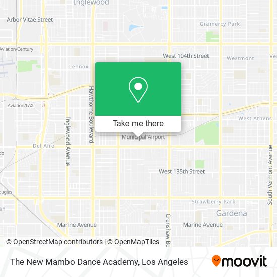 Mapa de The New Mambo Dance Academy