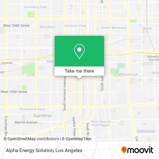 Alpha Energy Solution map