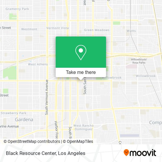 Mapa de Black Resource Center