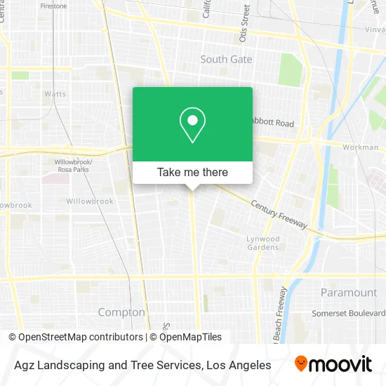 Mapa de Agz Landscaping and Tree Services