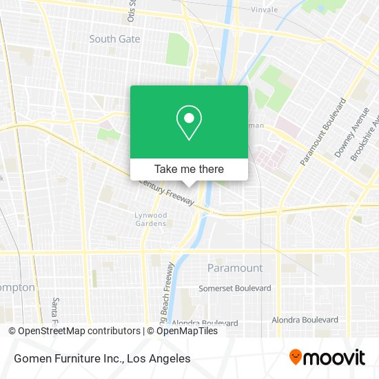 Gomen Furniture Inc. map