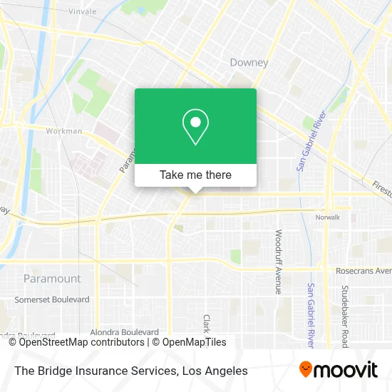 The Bridge Insurance Services map
