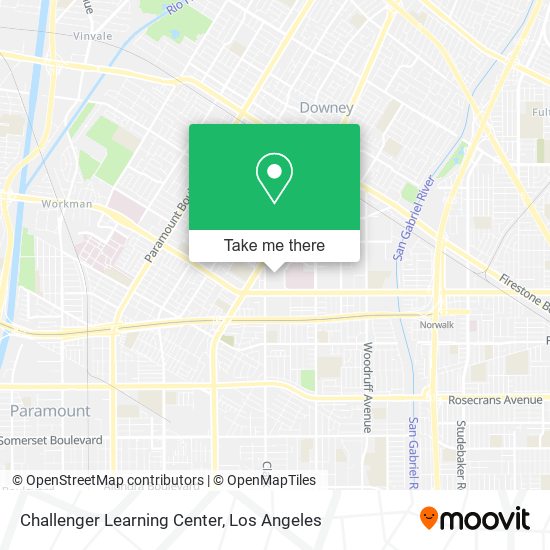 Challenger Learning Center map