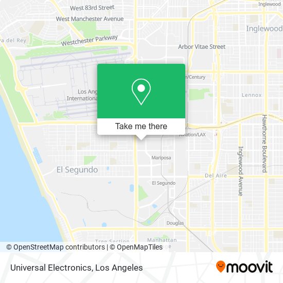 Universal Electronics map